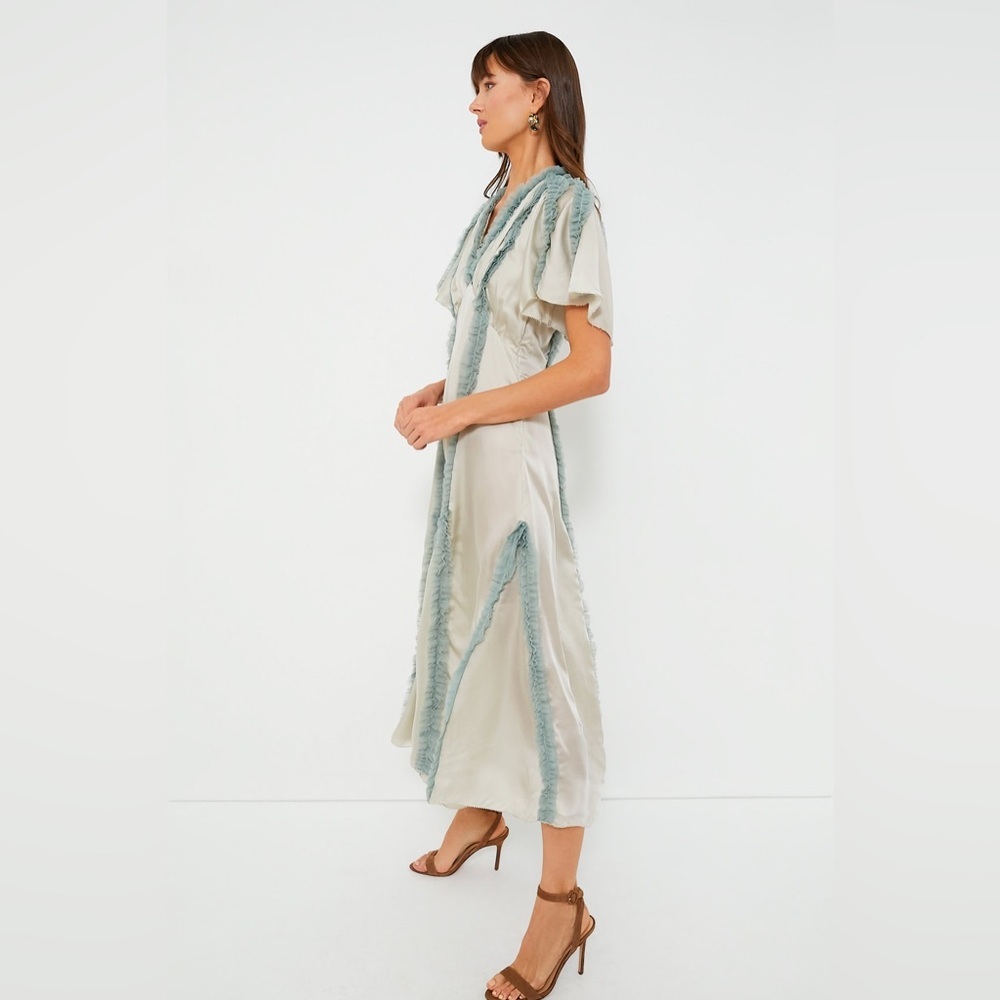 The GREAT Silver with Icy Blue The Dancehall Dress - Picture 3 of 12